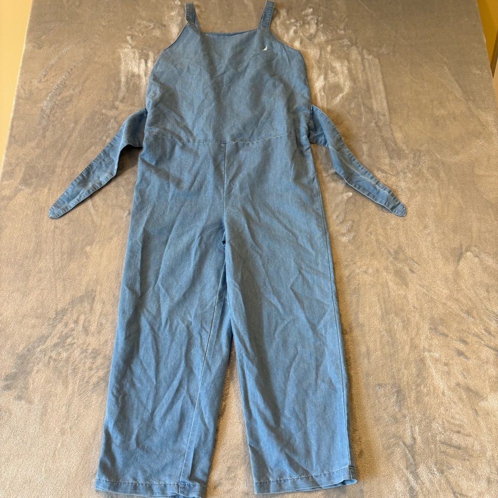 Nautica Denim Chamberry Lightweight Jumpsuit Wmn’s Sz L